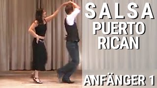 SALSA PUERTO RICAN  Anfänger 1  Figuren amp Schritte  Zusammenfassung [upl. by Ahtanamas]