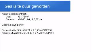 Gas is veel te duur geworden ik ga elektrisch [upl. by Salchunas]