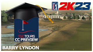 CC PREVIEW  Barry Lyndon  PGA Tour 2K23 [upl. by Sheelagh]