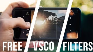 FREE VSCO FILTERS for IOS and ANDROID [upl. by Vokay]