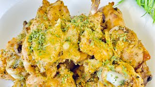 Garlic Parmesan Chicken Wings  Oven Baked Garlic Parmesan Cheese Recipe [upl. by Erline306]