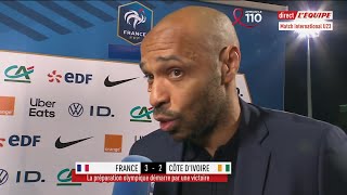 Équipe de France Espoirs  Thierry Henry  quotJe suis agacé contre moimêmequot [upl. by Azerila]