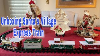 Unboxing Santa’s Village Express Train [upl. by Llenrev147]