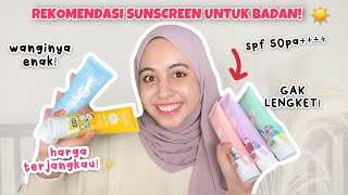 SUNSCREEN BADAN MURAH  Azarine body guard moisturizer sunscreen review [upl. by Oinoitna]