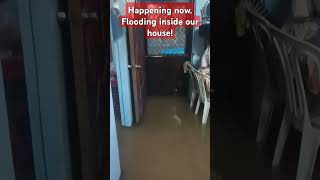 Flooding inside our house tonight due to typhoon Kristine [upl. by Pages]