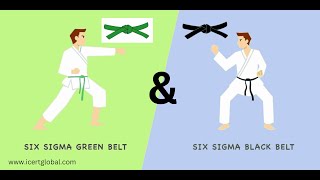 Differences Between Lean Six Sigma Green and Black Belts  iCert Global [upl. by Aihk996]