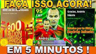 Como Ganhar o Iniesta Rápido em 5 Minutos  Moedas no eFootball 25 [upl. by Eiramlatsyrk]