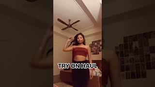 TRY ON HAUL  haul haulvideo dress tryon transparenttrends trend shorts shortsvideo short [upl. by Ettecul29]