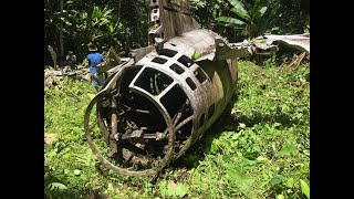 Admiral Yamamotos G4M1 Betty Bomber Wreckage on Bougainville 2018 [upl. by Eerrahs]