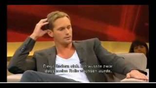 Alexander Skarsgard interview on German TV Show part 1 [upl. by Nnylyoj685]