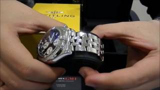 Breitling Chronomat Evolution 44 Chrono Stainless Steel  WatchesGMT [upl. by Eki564]