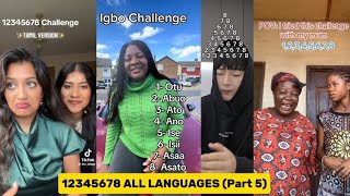 12345678 TikTok Viral Challenge All Languages Part 5 [upl. by Jo-Ann]