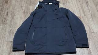 UNIQLO x Jil Sander Hybrid Down Oversize Parka Dark Grey [upl. by Alorac]