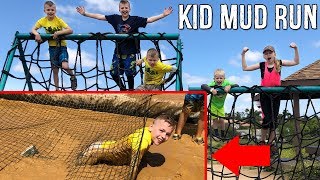 Kids Muddy Obstacle Course Challenge [upl. by Ifar589]