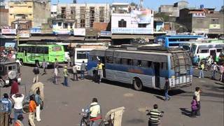 Bus station India [upl. by Haonam]