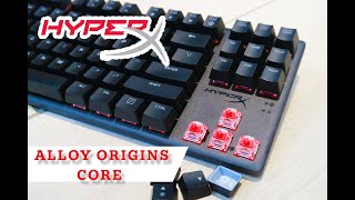 Hyperx Mechanical Gaming RGB Keyboard  Alloy origins Core Review [upl. by Orland817]