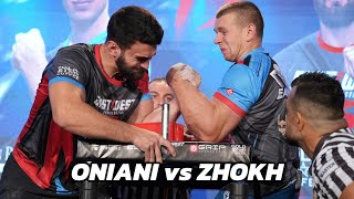 Oleg Zhokh vs Betkili Oniani  East vs West15 Left Arm 95kg World Title Match [upl. by Navillus]