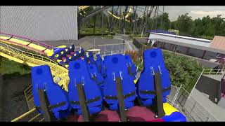 Nitro Six Flags Great Adventure Jackson Recreation by Coastermind [upl. by Spracklen148]