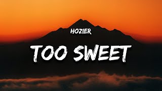 Hozier  Too Sweet Lyrics quoti take my whiskey neatquot [upl. by Ilrac228]