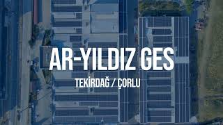 EKSEN ENERJİ  AR YILDIZ GES PROJESİ 2024 4K  ÇORLU 1 OSB [upl. by Cristoforo238]