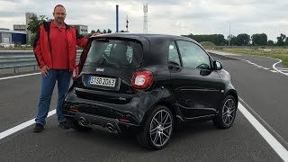 smart Brabus fortwo 2016 im Test  Fahrbericht amp Review [upl. by Casanova753]