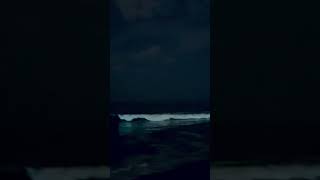 Bioluminescence beach at Palavakkam Beach Blue beach😍 palavakkam chennai beach bioluminescence [upl. by Leong]