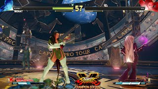 Street Fighter V CE Menat vs Laura PC Mod 5 [upl. by Debbi541]