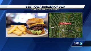 Ankeny restaurant wins 2024 Iowas best burger contest [upl. by Uhp]