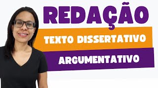 Texto DissertativoArgumentativo  Conceitos Básicos [upl. by Nwahsav]