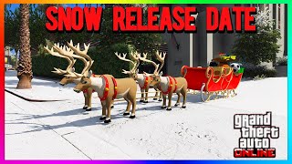 CHRISTMAS SNOW RELEASE New Events FREE Outfits CARS Money GTA 5 DLC 2024 GTA Online Update [upl. by Nitsug557]