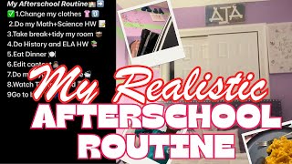 My REALISTIC Afterschool Routine [upl. by Owain]