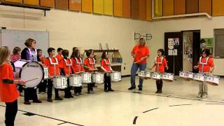 Seaton Elementary in Lapeer shows off its brand new drumline [upl. by Warfield277]