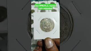 San1998Rs2 Rupee coins extendedrepublic India coinsviral shotsytshorts purana Paisa Ak [upl. by Moe430]