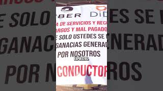 Conductores de DiDi y Uber se manifiestan en Puebla exigen seguridad y tarifas justas [upl. by Nirok]