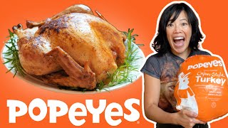 Is Popeyes 60 Cajun Turkey Worth It [upl. by Zoellick]