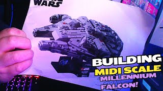 Star Wars Millennium Falcon MIDI SCALE [upl. by Ahsitam]