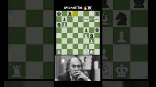 Mikhail tal brilliancy☠️ magnuscarlsen chess gmhikaru gothamchess levyrozman brilliant [upl. by Killoran]