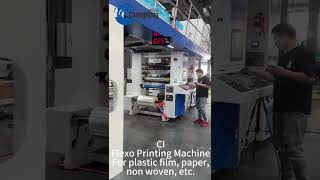 CI Flexo printing machine flexoprintingmachine flexoprinting [upl. by Arebma]