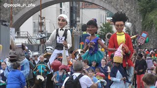 La Carnavalcade après le passage de la flamme olympique à ChampignysurMarne  21072024 [upl. by Jammin921]