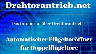 Automatischer Flügeltoröffner für Doppelflügeltore  Tipps und Preisvergleich [upl. by Jannelle]