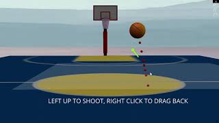 Python 3D Ursina Basketball Game [upl. by Inahet]