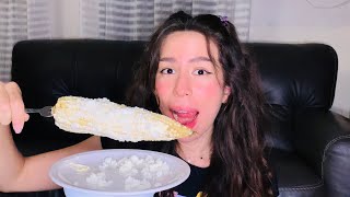 ASMR comiendo elote 🌽 a media noche [upl. by Deena]