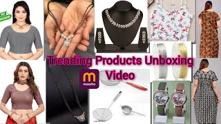 Meesho Trending Products Unboxing VideoOnline Shopping Review With Shivani [upl. by Annairdua553]