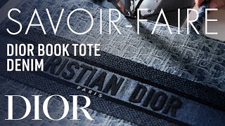 The SavoirFaire Behind the Denim Dior Book Tote [upl. by Euqinoj]