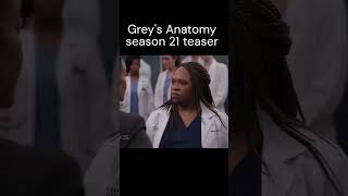 Greys Anatomy Season 21 Promo  Preview  Trailer HD [upl. by Eynttirb]