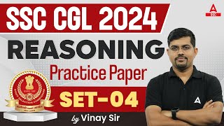 SSC CGL 2024  SSC CGL Reasoning Classes By Vinay Tiwari  SSC CGL Reasoning Practice Set 4 [upl. by Coad]