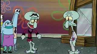 SpongeBob Squilliam Visits Squidward’s Restaurant spongebob squidward squilliam rivalry [upl. by Ennaeed]