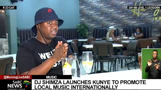 SABC catches up with Kunye founder DJ Shimza [upl. by Htir]