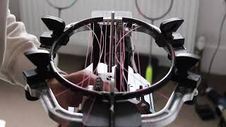 Mizuno Fortius 11 Power restring ASMR 羽球拍拉線 ASMR [upl. by Nnaaras]