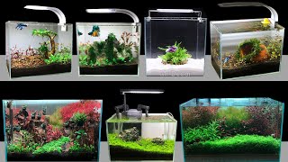 Top 7 How To Make Mini Planted Aquarium Fish Tank At Home  DIY Aquascape Decoration Ideas 166 [upl. by Philemol]